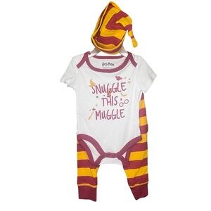 Harry Potter Snuggle This Muggle Baby 3-Piece with Hat